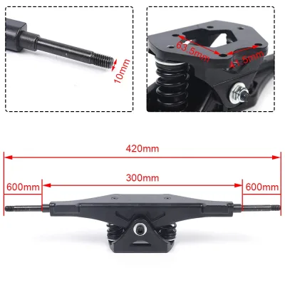 Camion et roues de longboard électrique – image 3