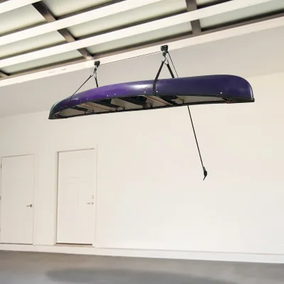 Palan de rangement noir pour kayak et vélo – image 3
