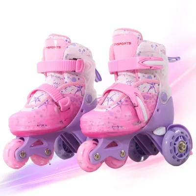 Patins à roulettes enfant, roues lumineuses