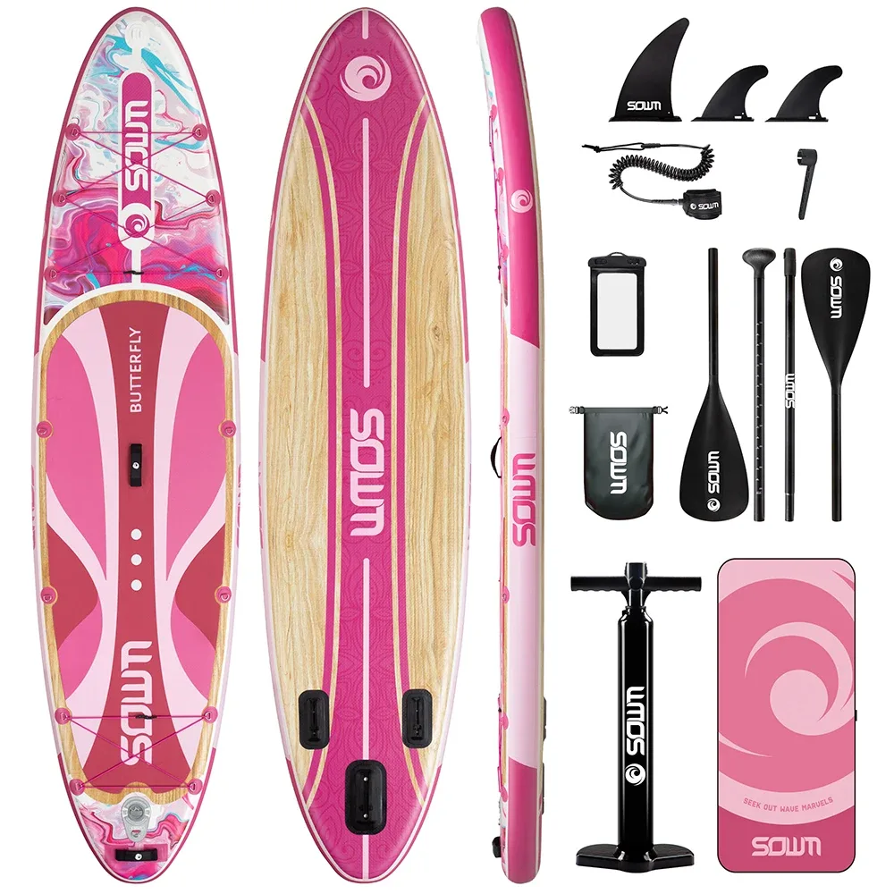 Planche à pagaie gonflable en PVC, adulte