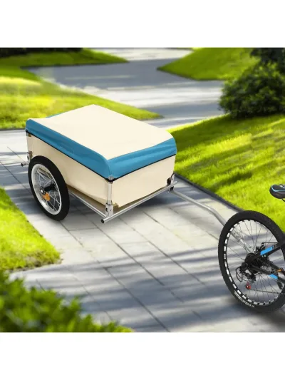 Remorque de vélo pliable en aluminium