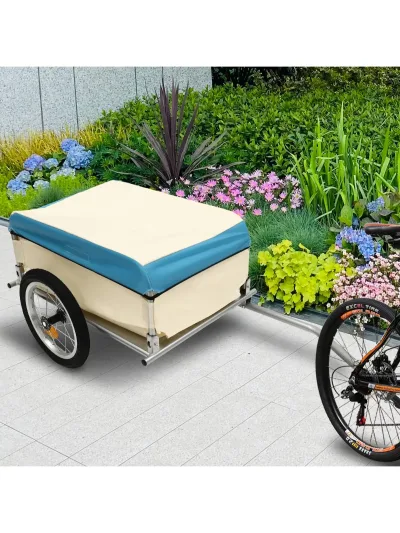 Remorque de vélo pliable en aluminium – image 2