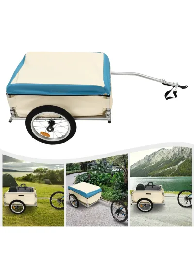 Remorque de vélo pliable en aluminium – image 3