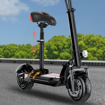 Siège de trottinette noir et rouge – image 3