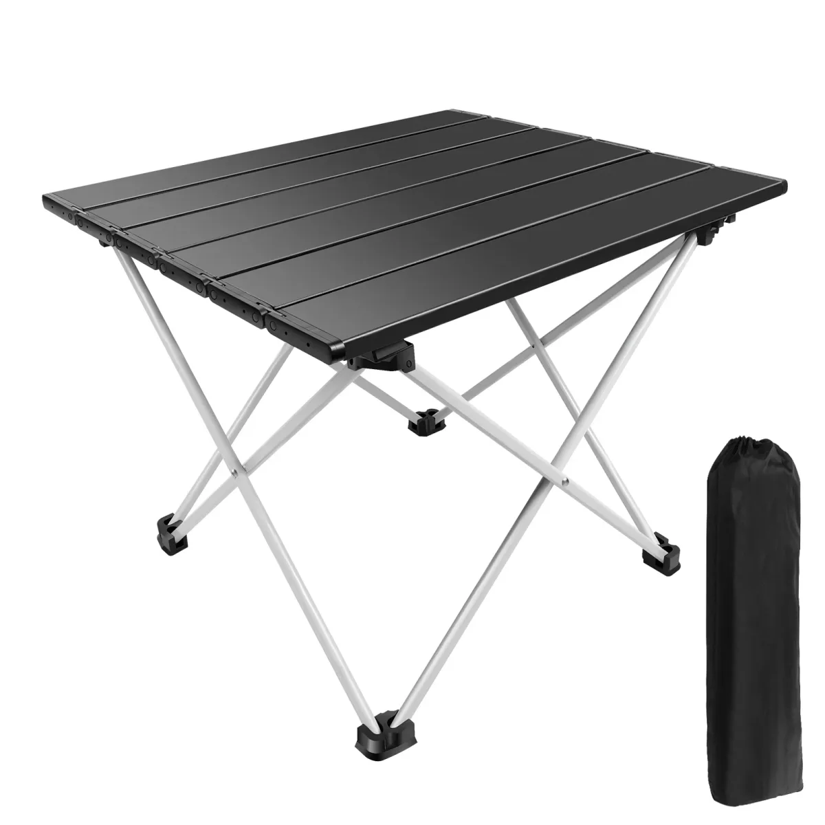 Table de camping pliante en alliage d'aluminium