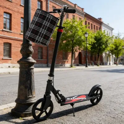 Trottinette électrique pliable noire adulte