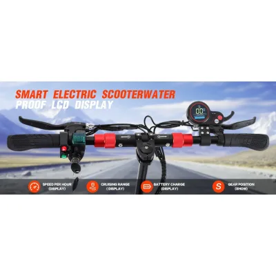 Trottinette électrique pliante à selle amovible – image 2