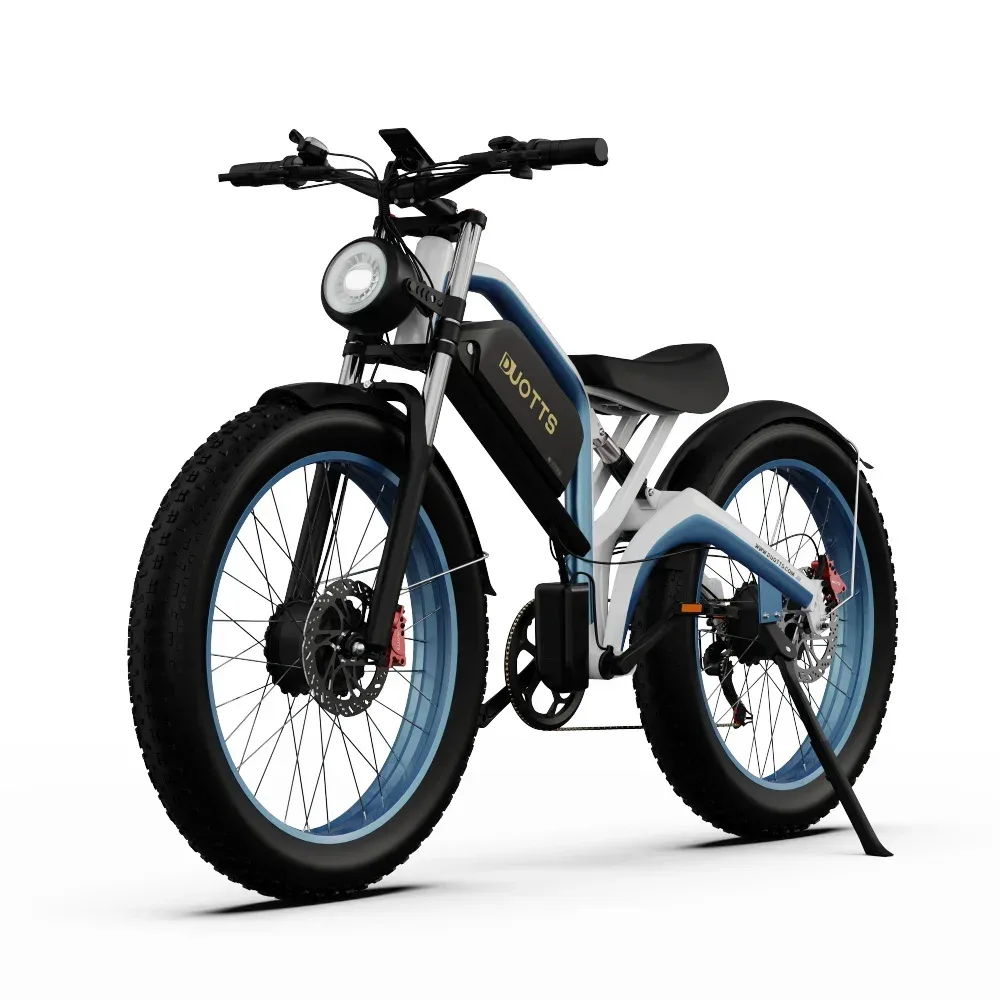 Vélo électrique double moteur, pneus larges