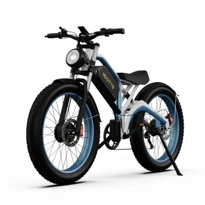 Vélo électrique double moteur, pneus larges