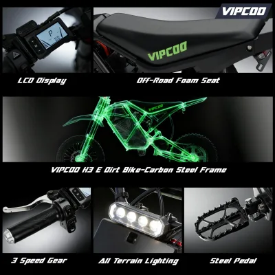 Vélo électrique tout-terrain à pneus épais – image 2