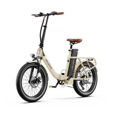 Vélo électrique urbain pliant à deux sièges – image 2