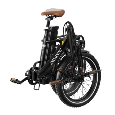 Vélo électrique urbain pliant à deux sièges – image 3