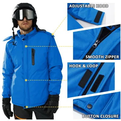 Veste à capuche en polaire pour homme – image 3